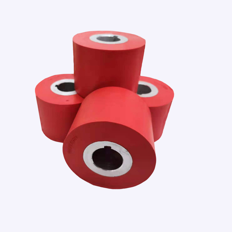 Factory direct sales of rubber wheels, round bar machines, rubber wheels, wood wire machines and feeding drive wheels for woodworking machinery and equipment parts Item Picture