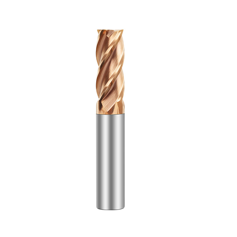 ZJE 55-degree tungsten steel milling cutter, 4-edge flat-bottom carbide end mill, CNC numerical control center processing tools wholesale Item Picture