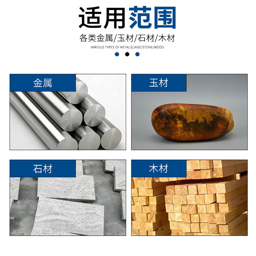 Titanium-coated double-groove hexagonal handle rotary file, inner grinding head, electric file, grinding drill bit, electric grinding tool, polishing and reaming Specification drawing