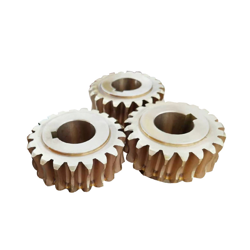 Non-standard worm gear processing, copper worm gear, gear transmission parts, machine tool reducers, worm gear, mechanical equipment parts Item Picture