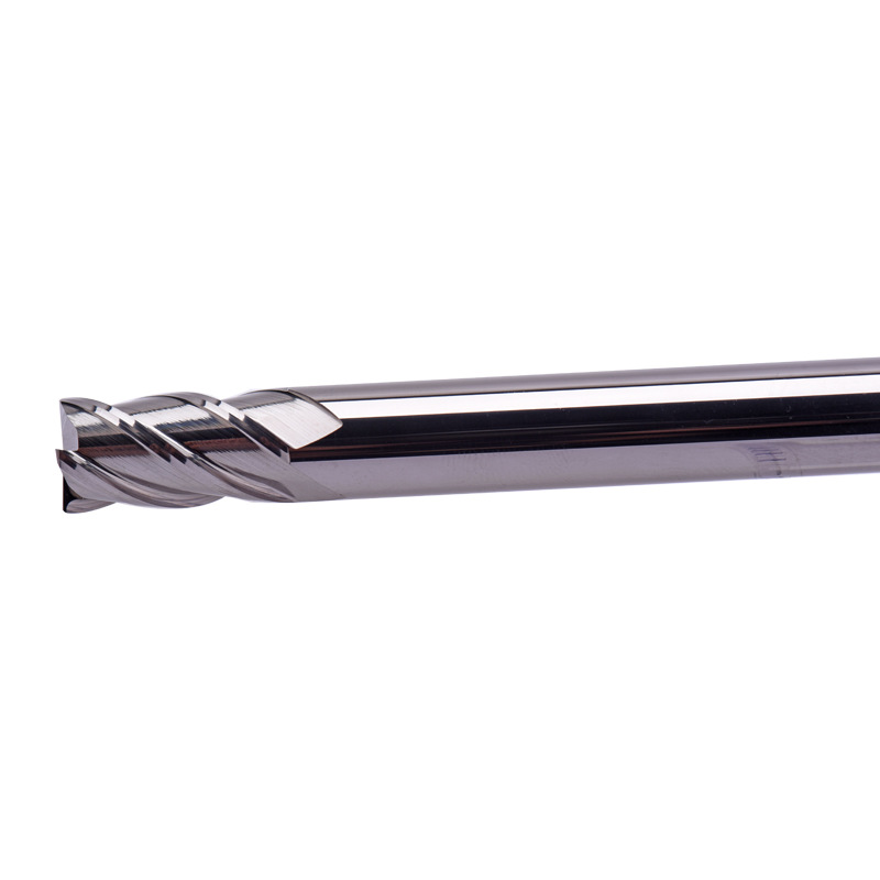 CNC metal ceramic milling cutter 65-degree flat-bottom four-edge mirror-finish super-hard ceramic milling cutter D2-D12 cross-border Specification drawing