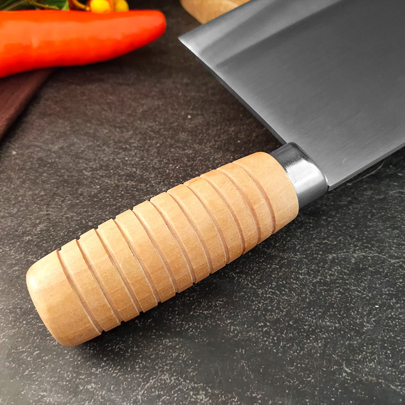 Yangjiang forging, cutting and chopping dual-purpose knives, kitchen knives, commercial roast meat knives, Jiujiang curved cutting and chopping knives, hotel handcrafted knives Application Scenario