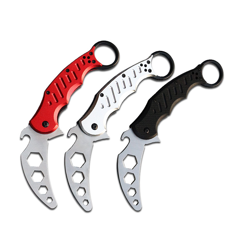 Wholesale fox tool claws, stainless steel outdoor multi-functional hexagonal folding tool head, bottle opener function details Picture
