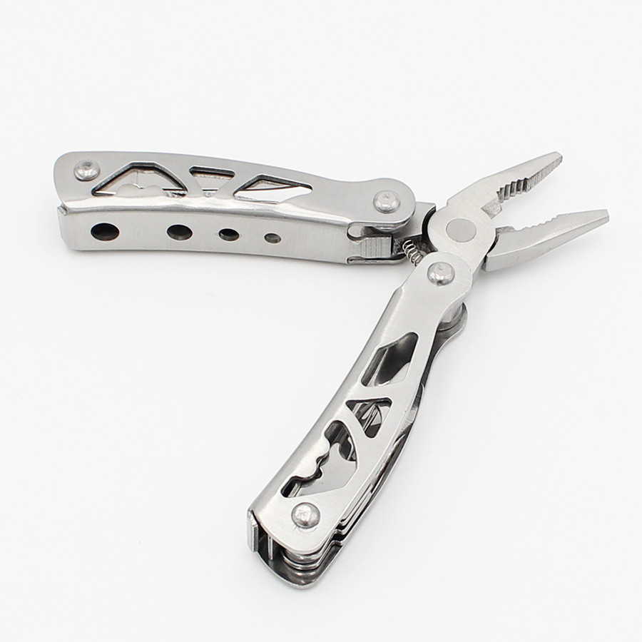 【 Manufacturer 】 We have a wide range of outdoor camping multi-functional pliers in stock, including stainless steel folding multi-purpose hollowed-out pliers and pliers Specification drawing