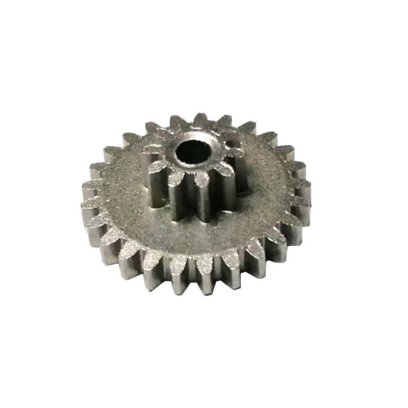 A brand-new 0.5-module metallurgical powder double-layer gear with 25+10 teeth and 2mm holes, and a loose double metal pinion Item Picture
