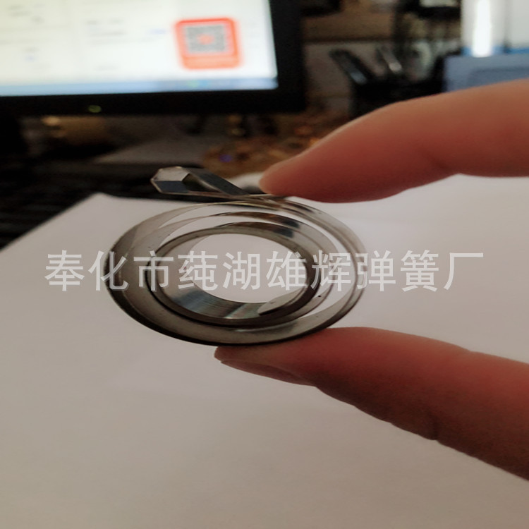 The manufacturer supplies flat wire spring springs, stainless steel flat coil springs, and torsion springs from Zhejiang Application Scenario