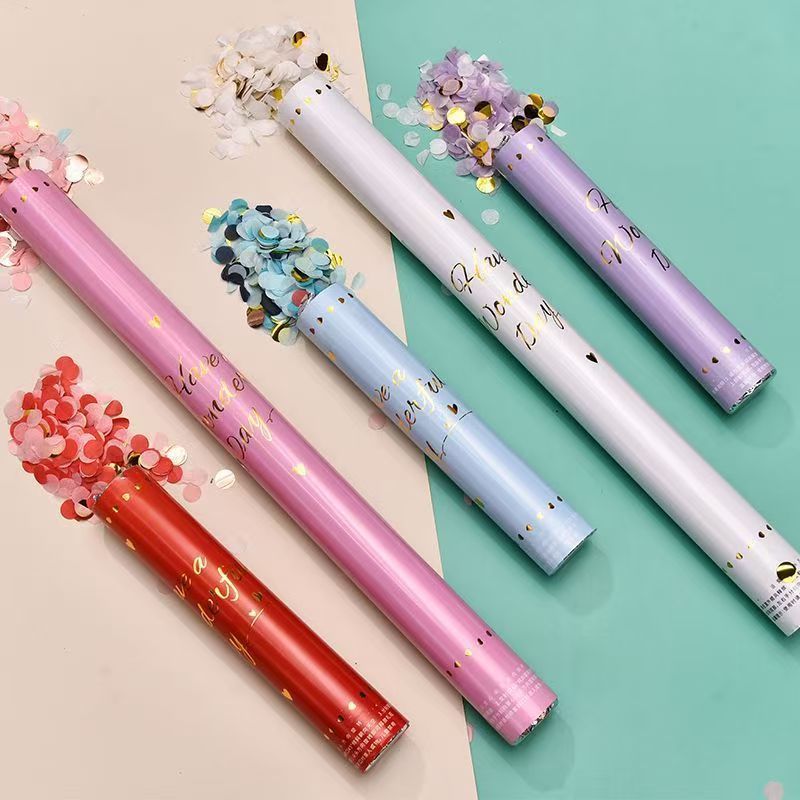 直播酒吧生日派对结婚礼炮婚礼喷花筒手持礼花筒马卡龙礼炮礼花花