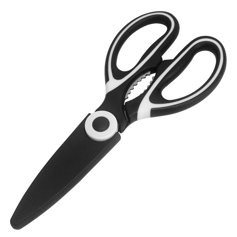 Panda Scissors Multi-functional Kitchen Powerful Chicken bone Scissors, Stainless steel Food scissors, grilled meat food and complementary food scissors, kitchen scissors Item Picture