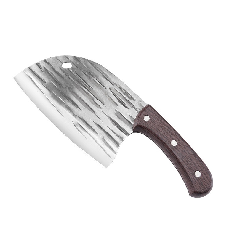 Fish head knife, kitchen knife, semi-circular arc, purely hand-forged sharp meat slicing knife, chef's special Item Picture