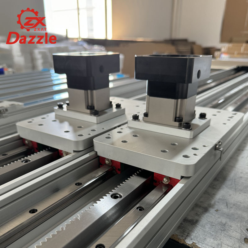 The gear rack slide table module, precision rack single-axis slide table module, long-stroke heavy-load lifting and lapping full figure