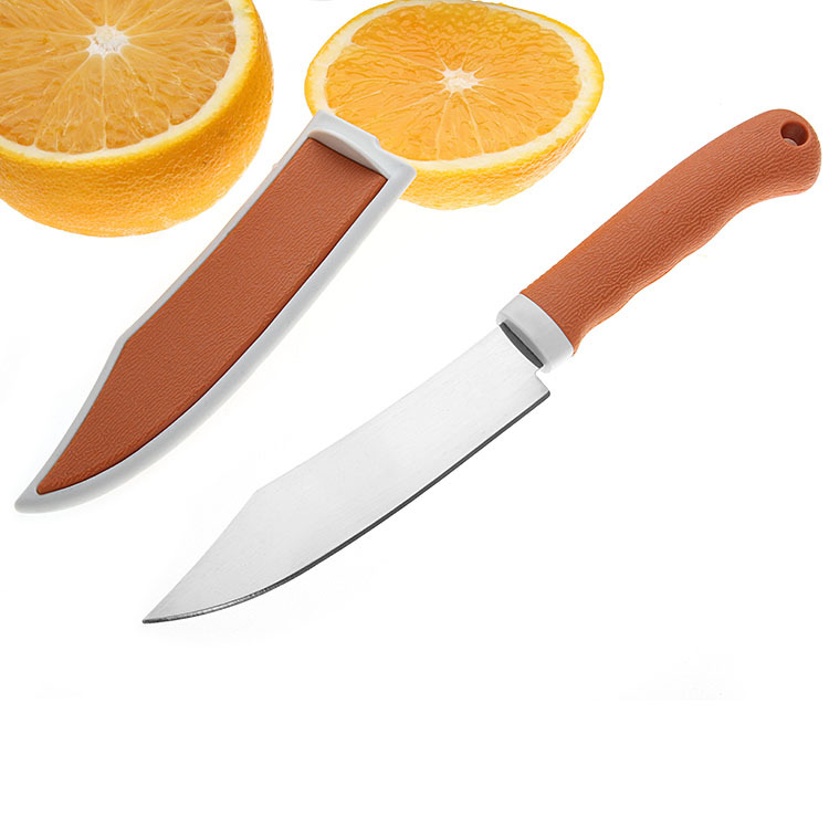 Two-person store department store yellow sleeve knife, stainless steel fruit knife, household travel portable knife with sleeve, small knife for cutting fruits and peeling Application Scenario