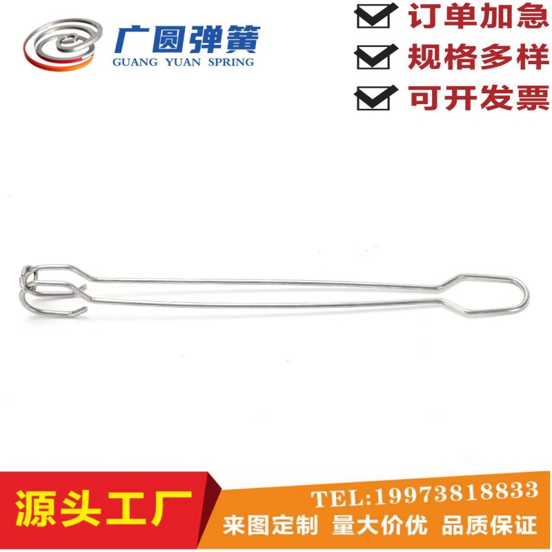 【 Factory Wholesale 】 Creative Cup cleaning Stainless steel sponge clips Cup cleaning clips Specification drawing