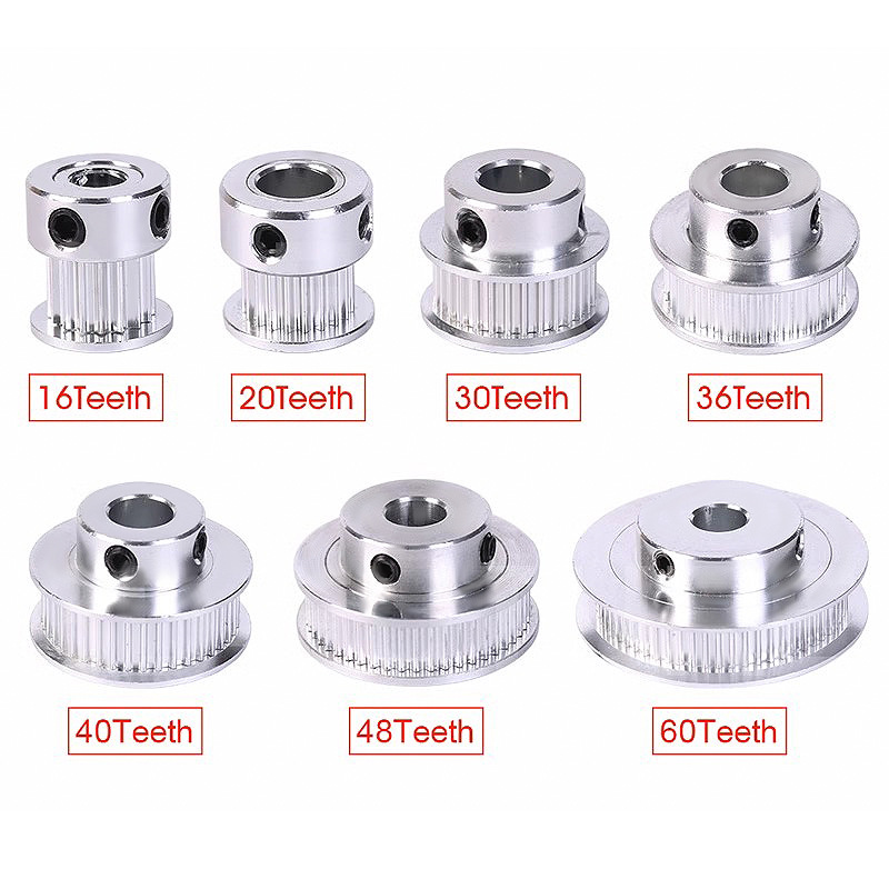 3D printer accessories 2GT synchronous pulley pulley GT2 BF type 60-tooth gt2 pulley 2gt synchronous pulley details Picture
