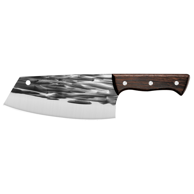 Forged hammer-textured kitchen knife, ladies' special slicing knife, sharp kitchen stainless steel kitchen knife in stock, available on the market Item Picture