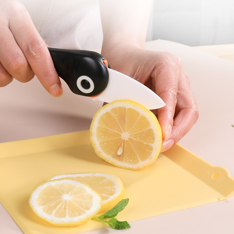 TAIDAMI Japanese ceramic fruit knife, portable folding peeler, kitchen special knife for baby food Specification drawing