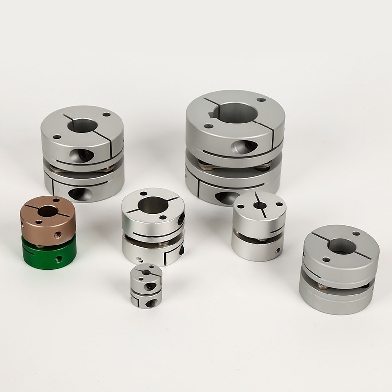 The single-diaphragm coupling and aluminum alloy elastic laminated coupling are suitable for servo motors of CNC machine tools details Picture