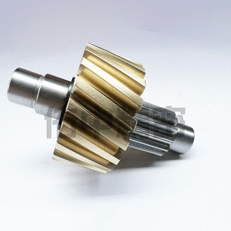 Precision helical gear CM-K100 output shaft CM-K100 first-grade copper worm gear for door opener gear mechanical equipment Specification drawing