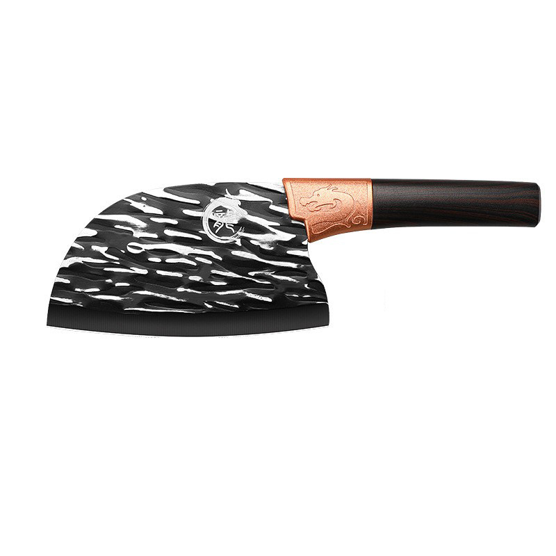 Running around the world for 10 yuan, forging Longquan Yangjiang kitchen knives, street stall kitchen knives for chopping bones and killing fish, slicing and cutting meat, sharp knives Item Picture
