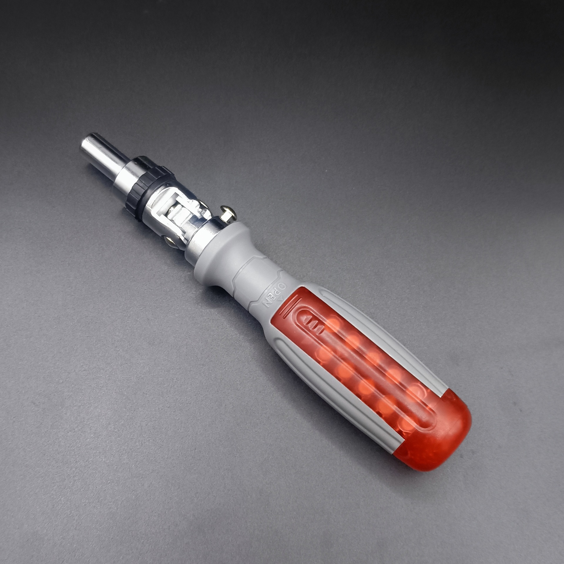 Multi-angle elbow ratchet screwdriver, screwdriver taper, screwdriver bit tool set, cross-shaped plum blossom flat-shaped screws details Picture