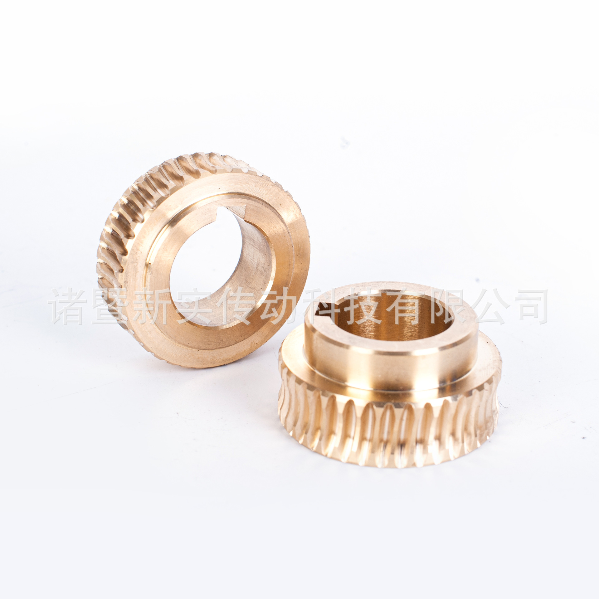 Processing non-standard worm gears and worm rods, high-precision turbine casting machinery equipment, tin bronze worm gears and worm rods, copper worm gears details Picture
