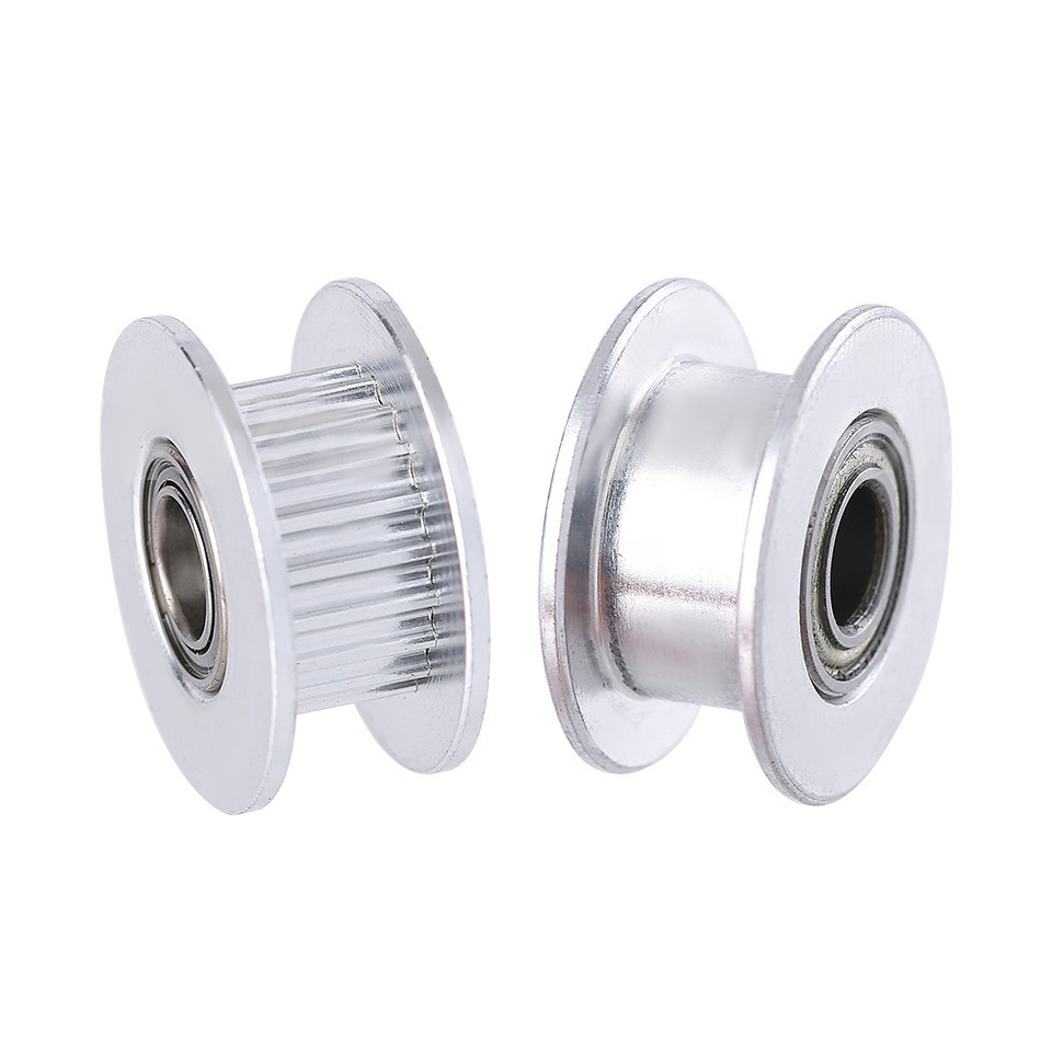 2GT idler wheel aluminum alloy synchronous wheel H-type gt2 pulley 2gt width 6/10MM idler wheel 3D printer accessories details Picture