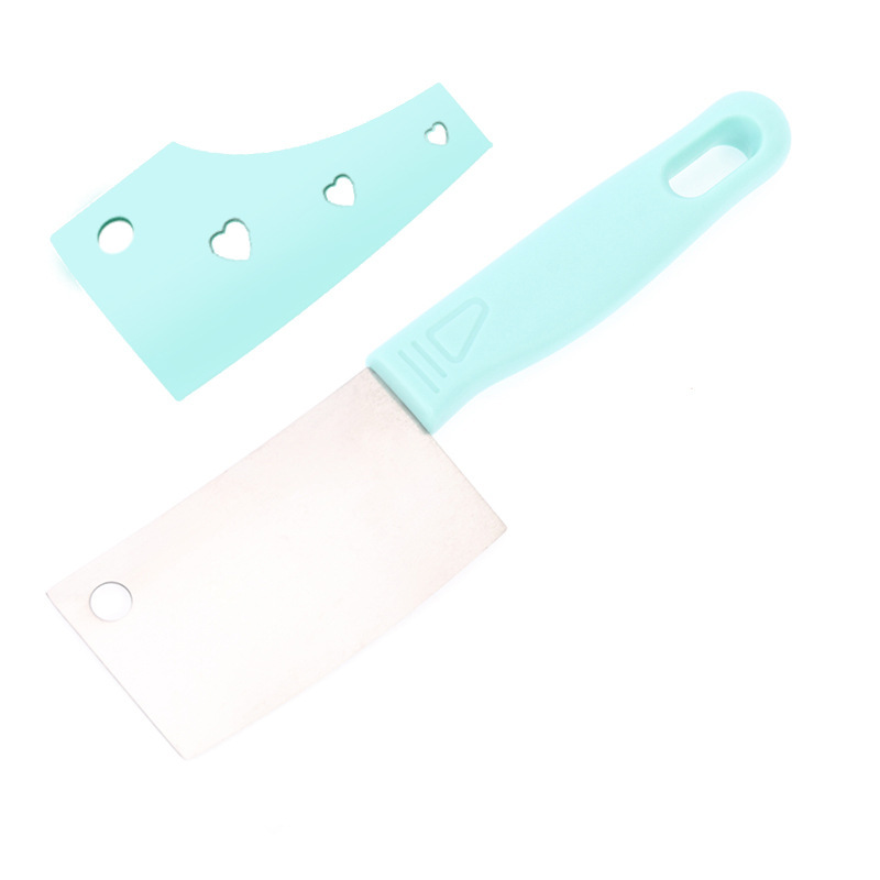 Mini kitchen knife and cutting board set, student practice cooking utensils, baby food cutting board, fruit knife set, knives Item Picture