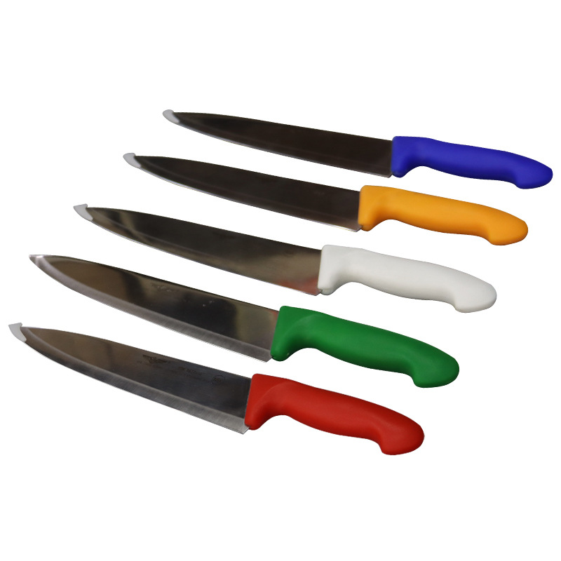 Eagle United Western Food Knife, color-separated rubber handle Chef's knife, Japanese bullknife, Fruit knife, Colored handle Chef's Cooking knife, Eagle Knight Application Scenario