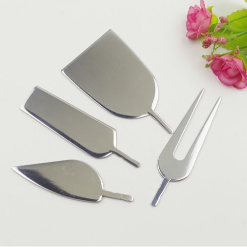 Stainless steel cheese spatula, cheese knife, cheese fork, cheese small meat knife, cheese tool set details Picture