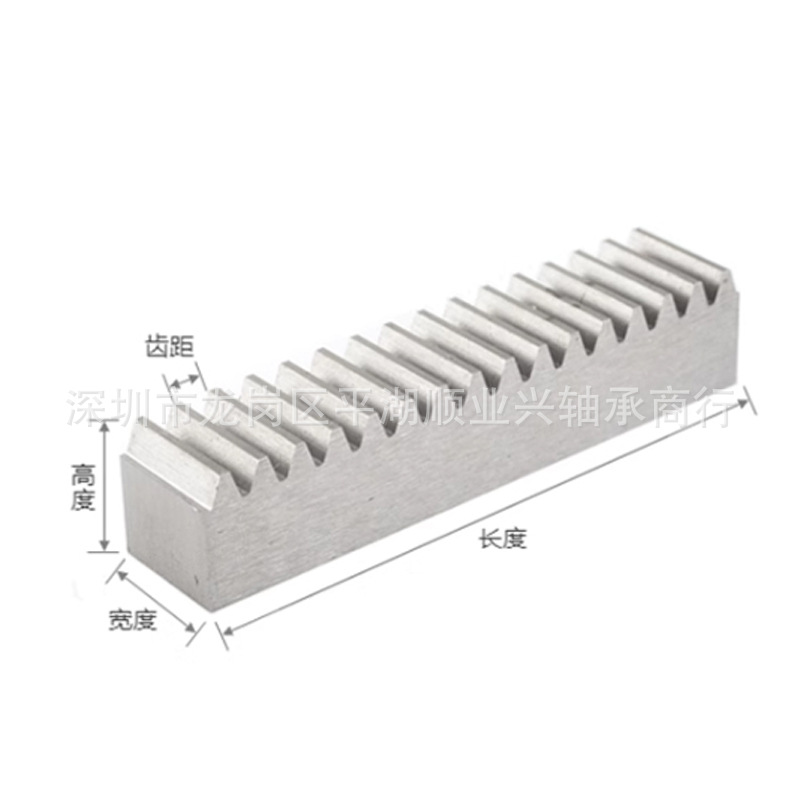 Custom-made helical rack: 1 mold, 1.5 mold, 2 mold, 2.5 mold, 3 mold, 4 mold. Quenched and customized nylon pom rack according to the drawing Application Scenario