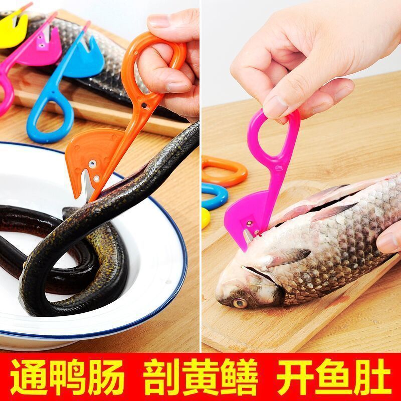 Fish belly and duck intestines knife, eel killing tool, fish loach killing knife, fish scale scraping tool, intestine opening tool, intestine unblocking knife, belly opening magic tool details Picture