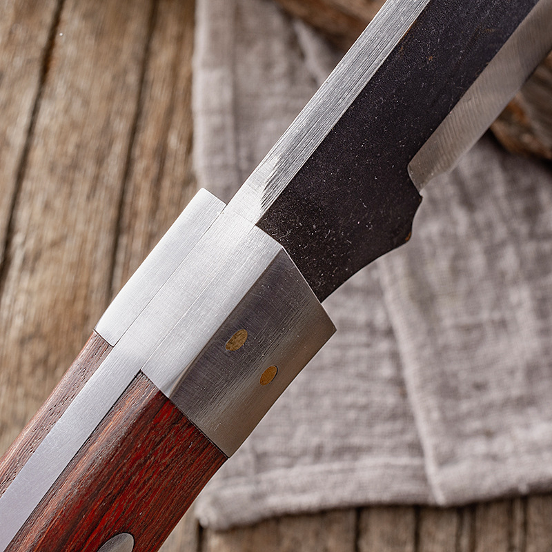 Outdoor camping firewood knife for cutting trees and bamboo, thickened knife for chopping bones, portable and portable kitchen knife for outdoor use wholesale Specification drawing