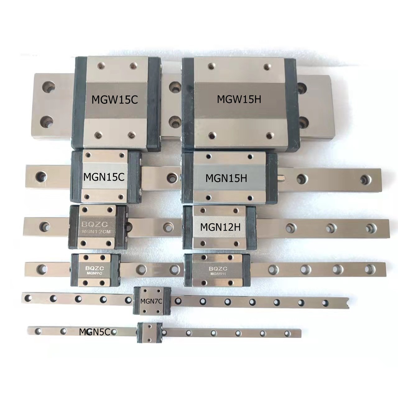 Guide rail slider MGN MGW micro guide rail 5 7 9 12 15 C H domestic guide rail linear guide rail undefined