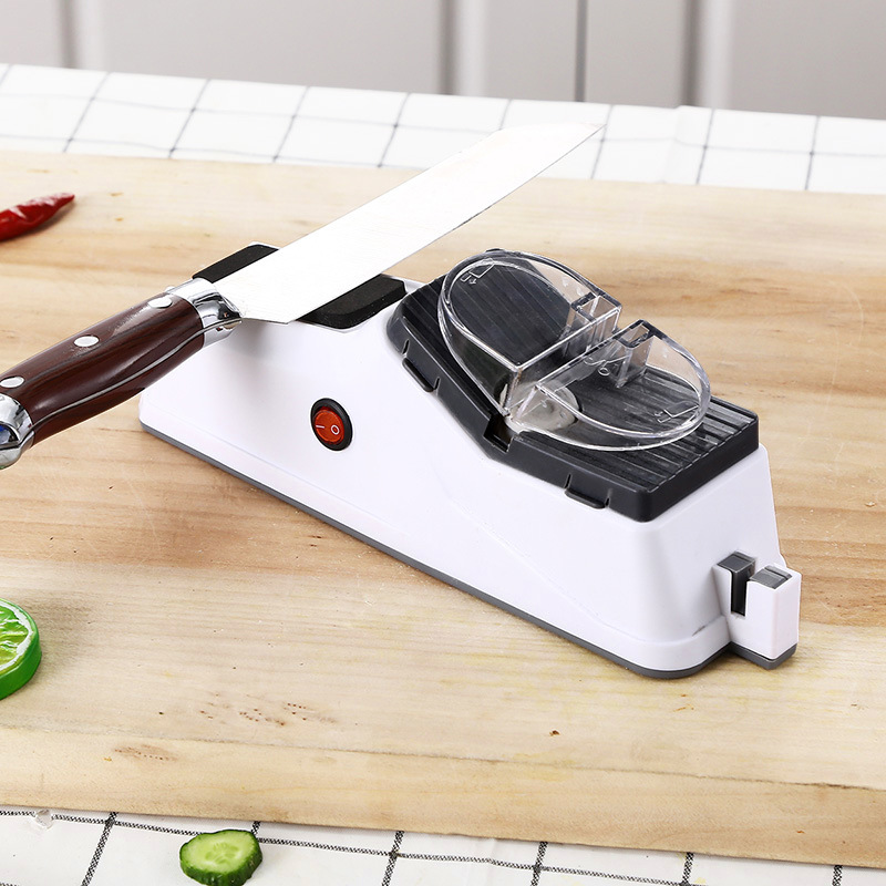 Wholesale of new multi-functional electric knife sharpeners for household kitchen knives, sharpening stones, scissors and knife sharpening tools Application Scenario