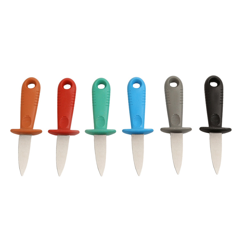 The factory supplier of oyster knives, scallop knives, shell knives and other tools for prying shells, opening scallops, oysters and oyster shells Item Picture