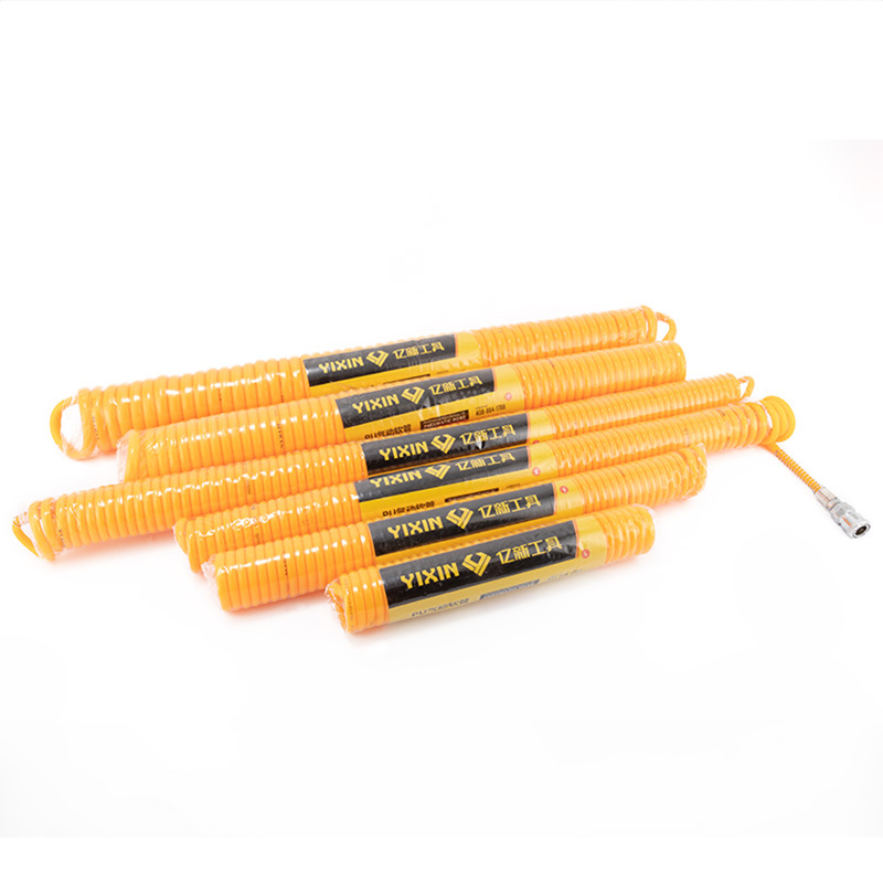 Yixin pneumatic spring tube 8*5mm polyurethane PU spiral tube telescopic pneumatic hose air pump air compressor parts Item Picture