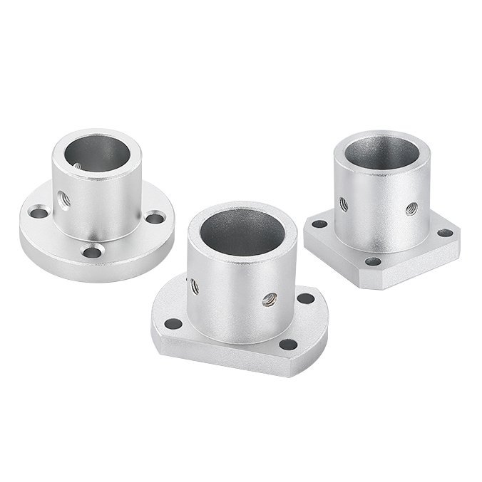 Aluminum alloy smooth shaft fixing seat for top screw type guide shaft support ATHR/ATHS/ATHC series flange support seat Application Scenario