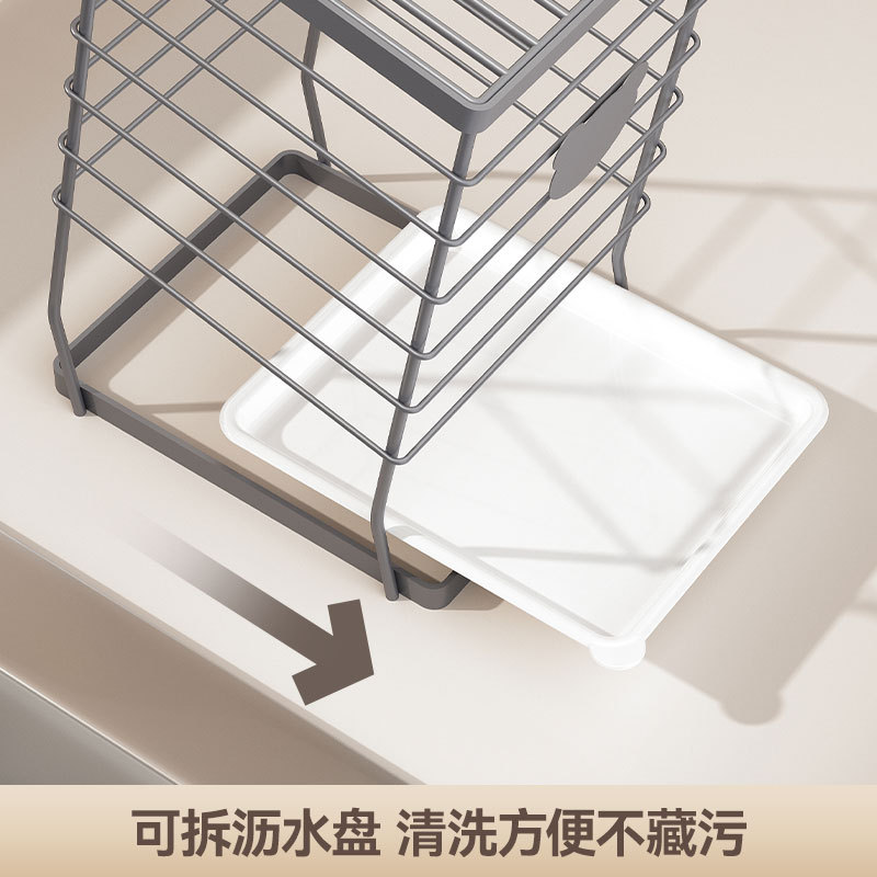 Cartoon stainless steel knife rack, home kitchen desktop, draining, multi-functional knife storage rack, knife seat, kitchen knife storage rack Application Scenario