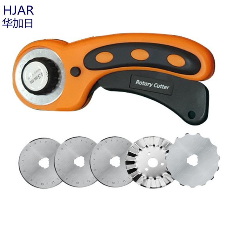 45mm handle roller knife, fabric cutting roller knife, tailor tool knife, fabric rotation 45MM roller knife Application Scenario