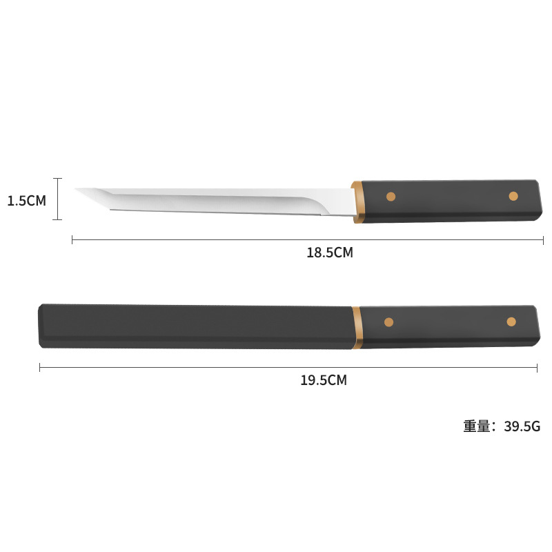 In stock: M390 fruit knife, portable fruit knife, hand-held meat knife, forged meat hand-pulled meat knife, steak knife, small battle boat Application Scenario