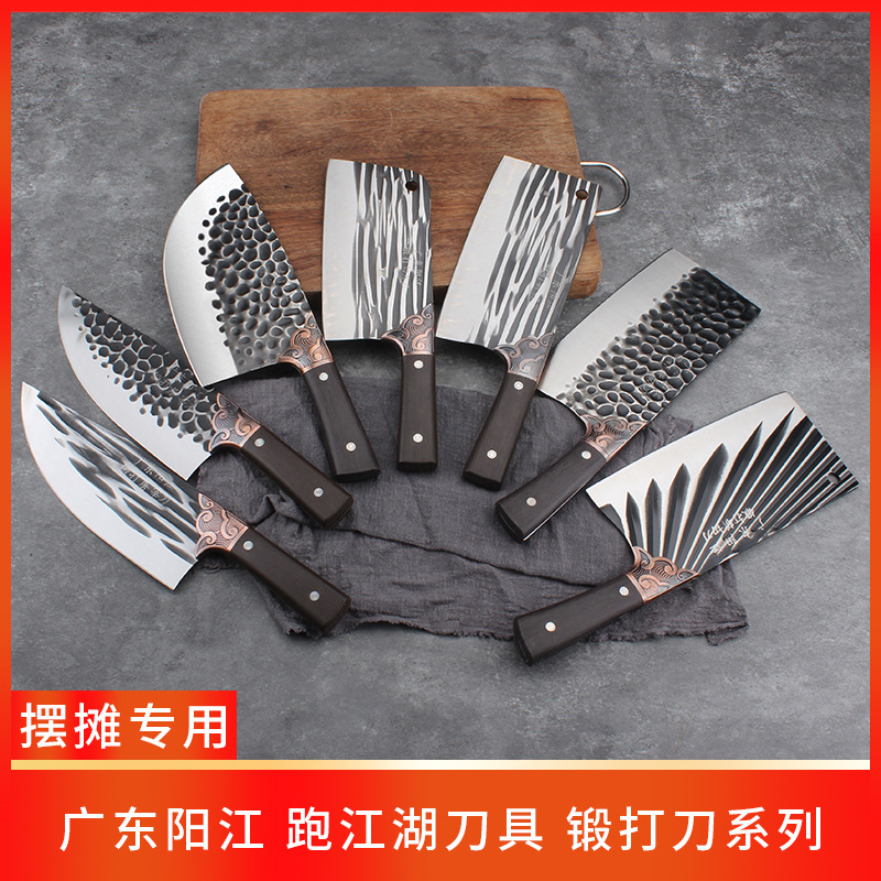 Hand-forged kitchen knives, bone-slicing knives, outdoor bone-removing knives, slaughterhouse knives, sharp-edged ultra-fast slicing knives, kitchen knives details Picture