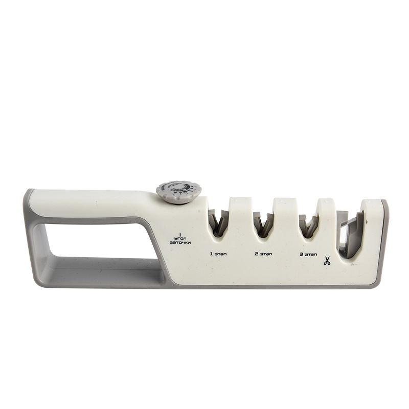 The manufacturer wholesals new types of knife sharpeners, multi-functional four-section knife sharpeners, household quick knife sharpeners, and kitchen knife sharpeners Application Scenario