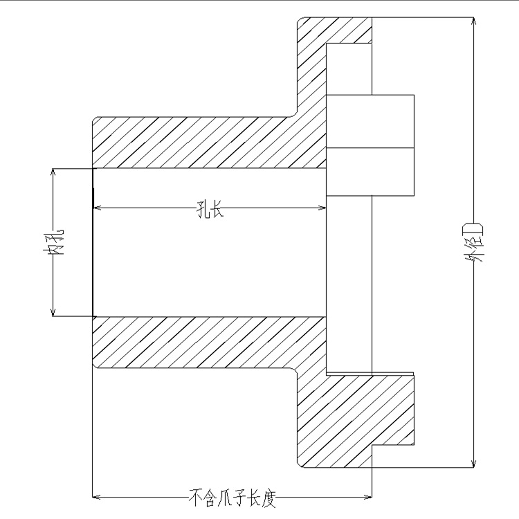 Three-claw coupling for water pump motor, high-torque plum blossom coupling, elastic oil pump drive shaft coupling Application Scenario
