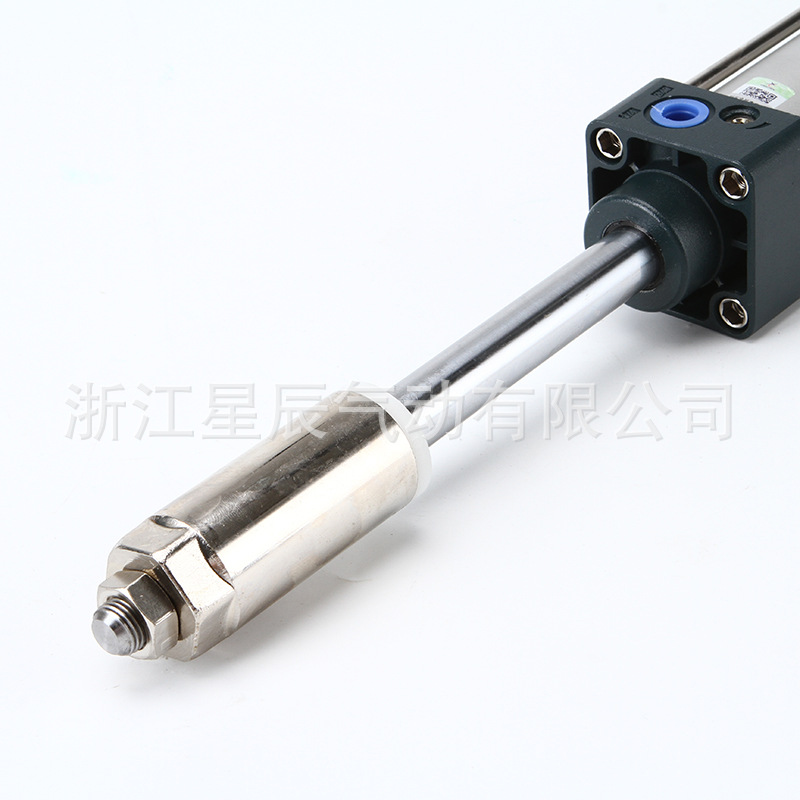Xingchen Pneumatic SCJ standard cylinder, adjustable standard cylinder, double-acting type, pull rod type cylinder, double-acting cylinder Specification drawing