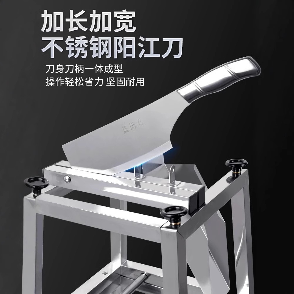Commercial sugarcane sectioning machine, integrated peeling and cutting machine, eight-shaped cutting machine, peeling knife, cutting machine, guillotine knife, gate knife details Picture