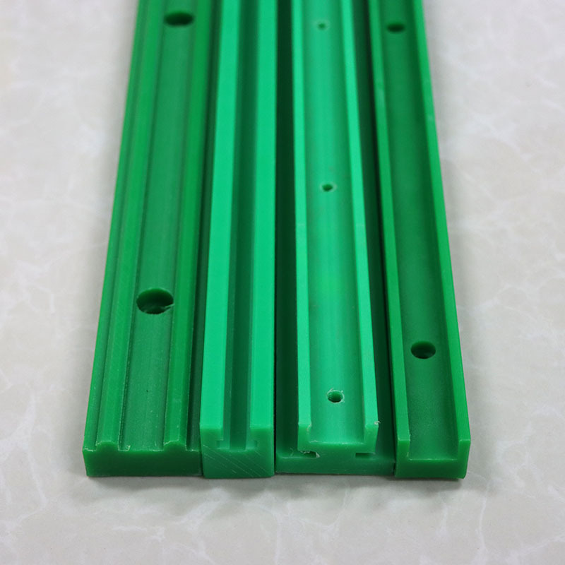 Wholesale of ultra-high molecular weight polyethylene chain guide rails, wear-resistant T-shaped single-row plastic guide groove upe chain guide rails Specification drawing
