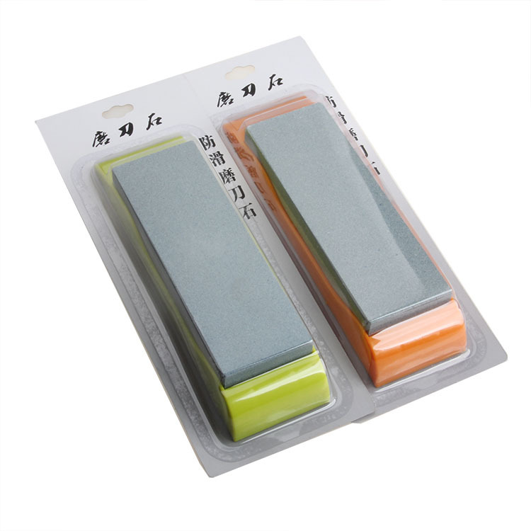 Household knife sharpener, fast and sharp knife sharpener, anti-slip whetstone, double-sided whetstone, anti-slip whetstone, large size full figure