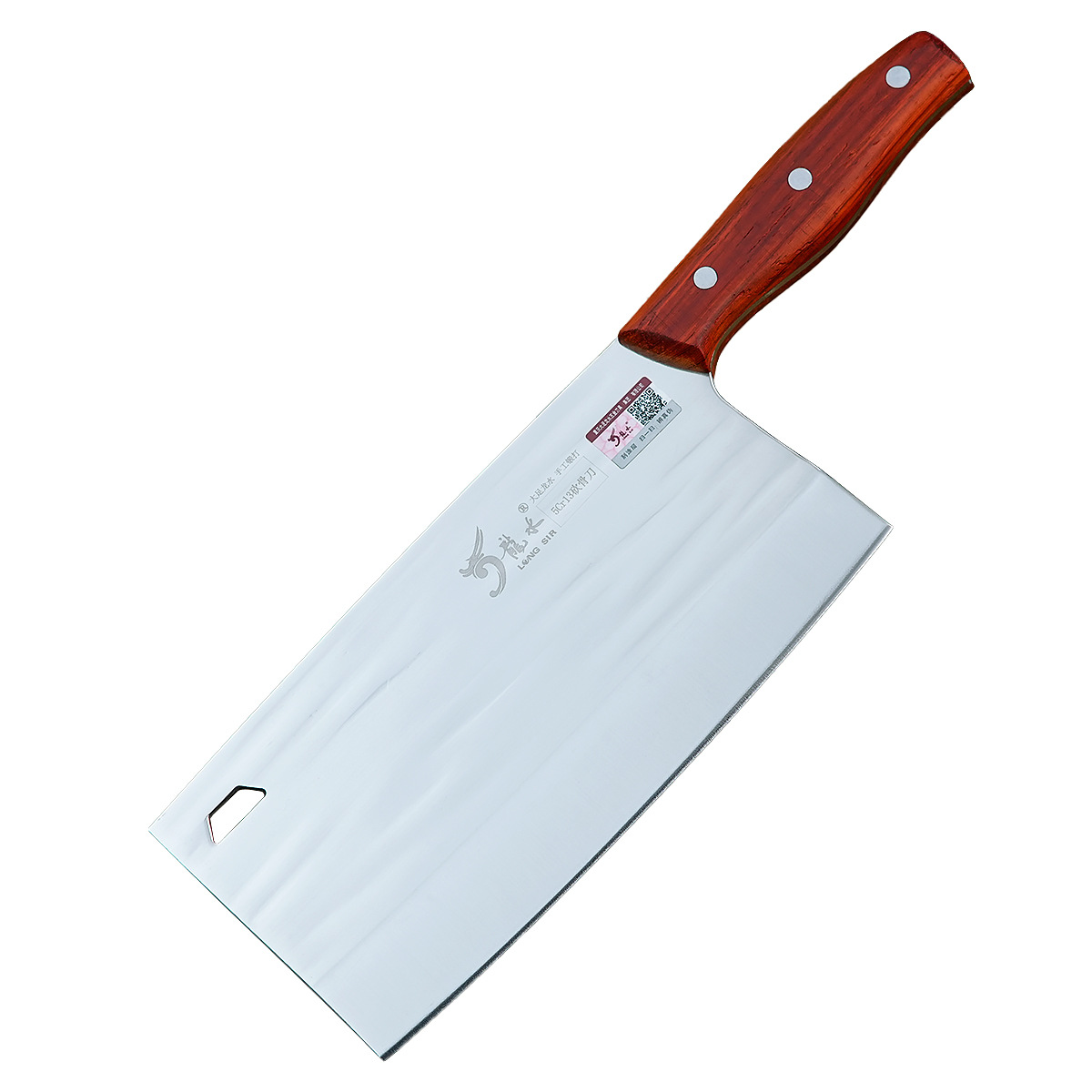 Bachuan Artisan brand forged kitchen knife, household stainless steel bone chopping knife, sharp kitchen lady knife, chef's meat cutting knife Item Picture