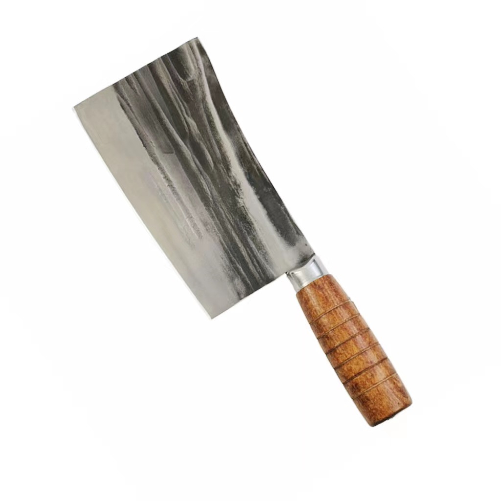 The blacksmith's pure handcrafted genuine small Jiujiang kitchen knife is super fast and sharp. It is a special cutting knife for chefs and a multi-purpose knife for barbecuing and waxing Item Picture