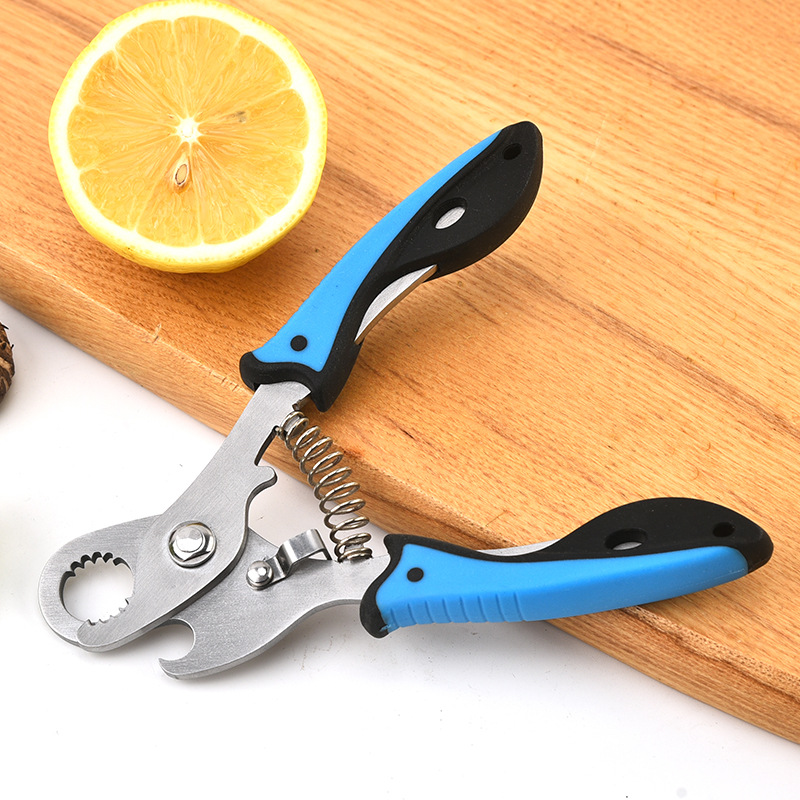 Stainless steel rubber plastic handle field snail shears, field snail scissors, snail shears, forging screw pliers, tail remover pliers Application Scenario