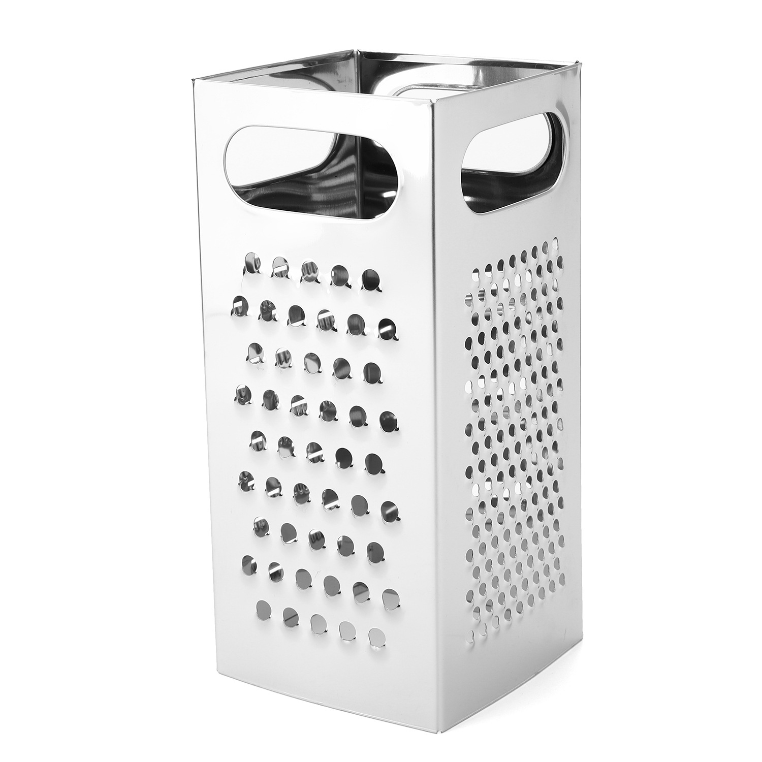 All-stainless steel thickened straight cylinder four-sided grater, vegetable cutter, multi-purpose cheese grater, potato grater, vegetable grater Item Picture